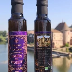 Vinaigre des 4 Voleurs bio – Bouteille collector Villemur-sur-Tarn